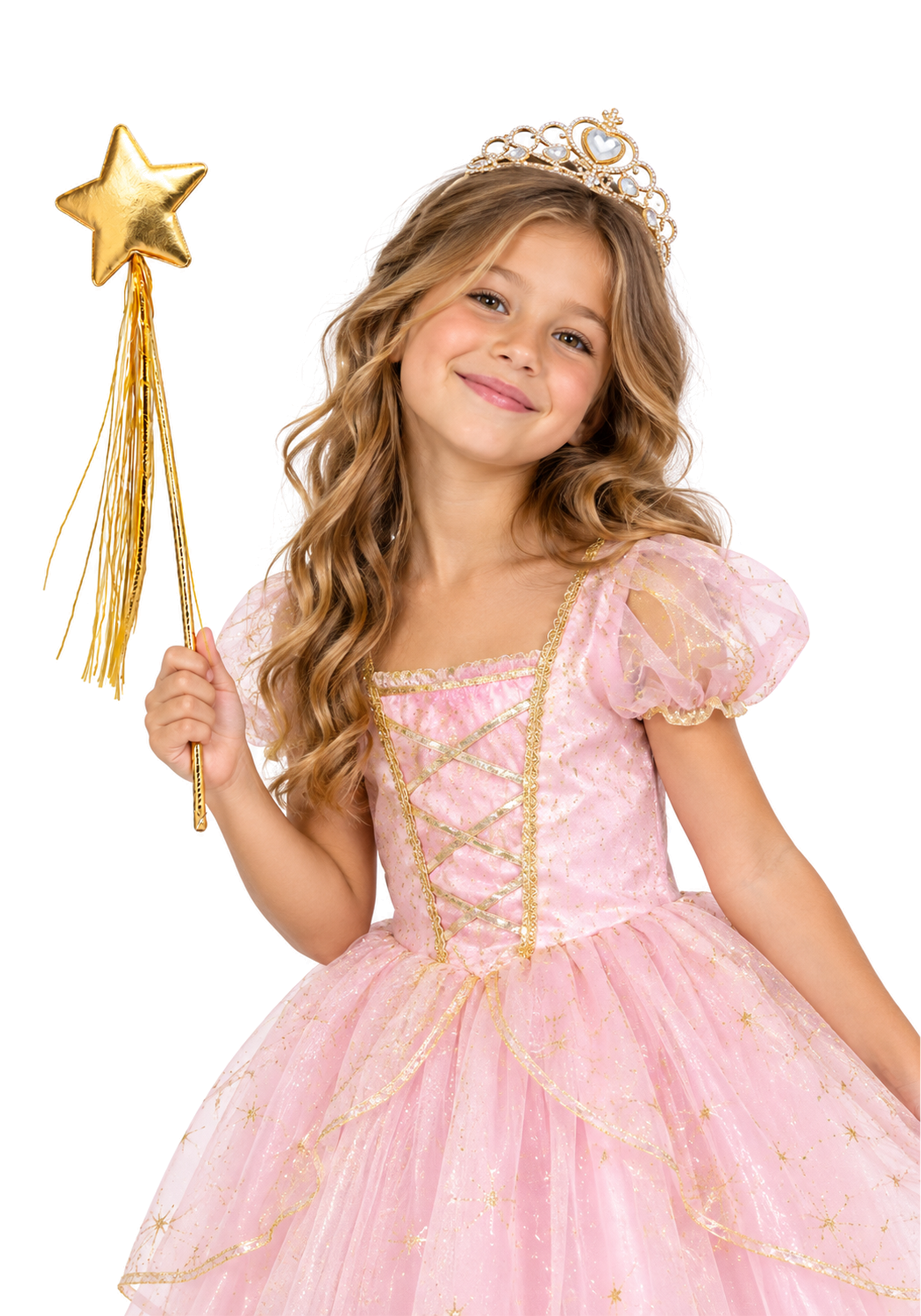 17-Inch Gold Star Accessory Wand | Storybook Accessories