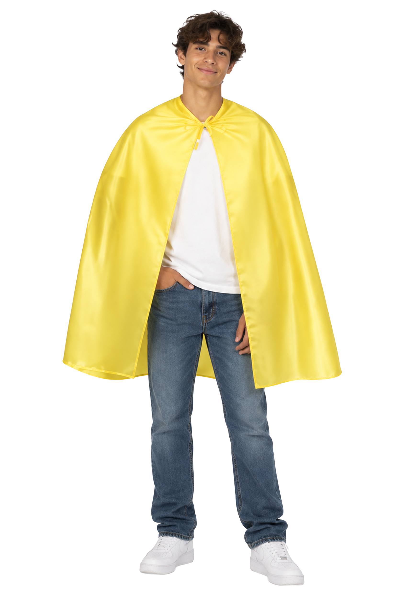 36-Inch Adult Superhero Yellow Costume Cape | Superhero Accessories