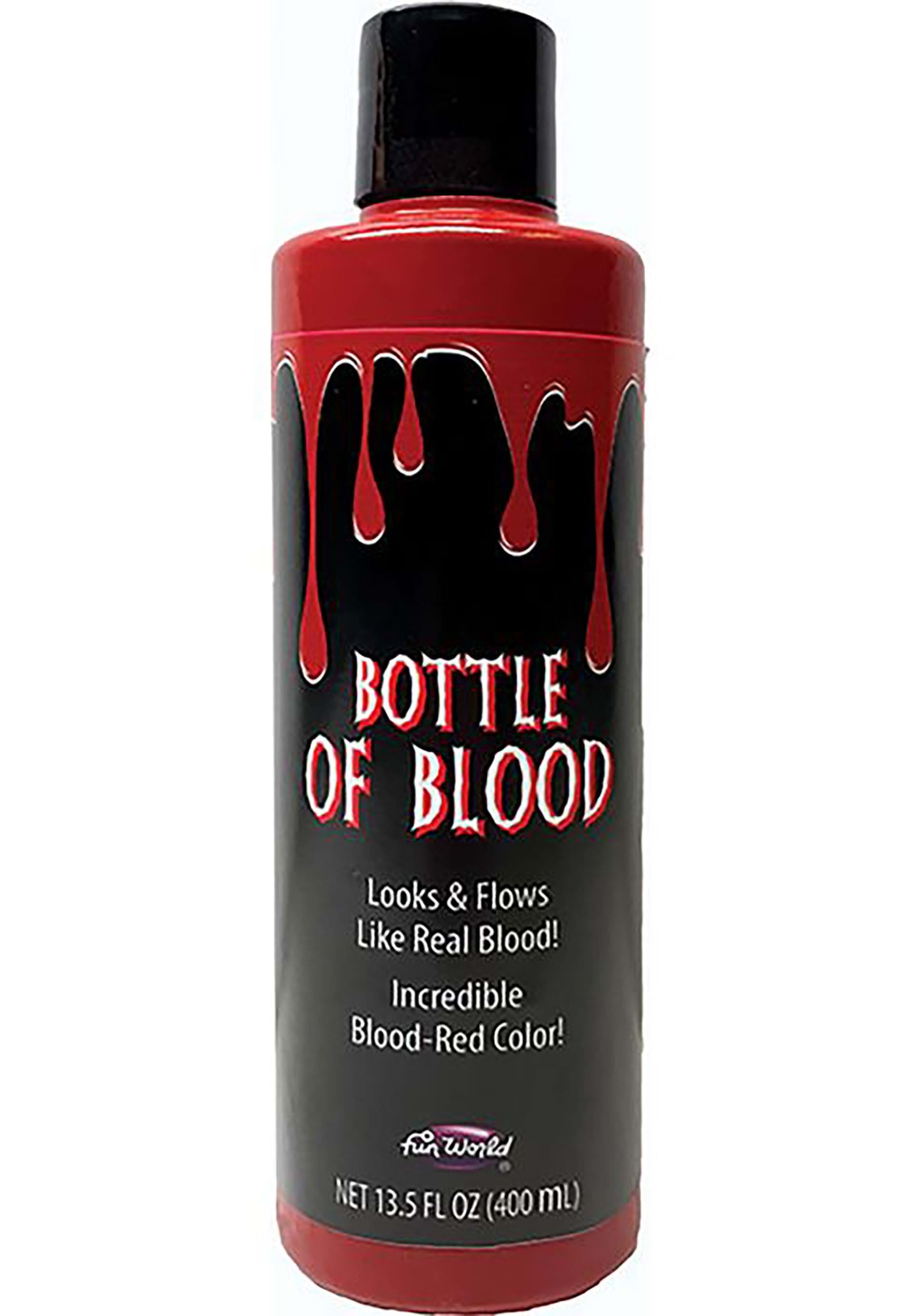 13.5 Fl Oz Vampire Costume Blood Bottle | Vampire Accessories