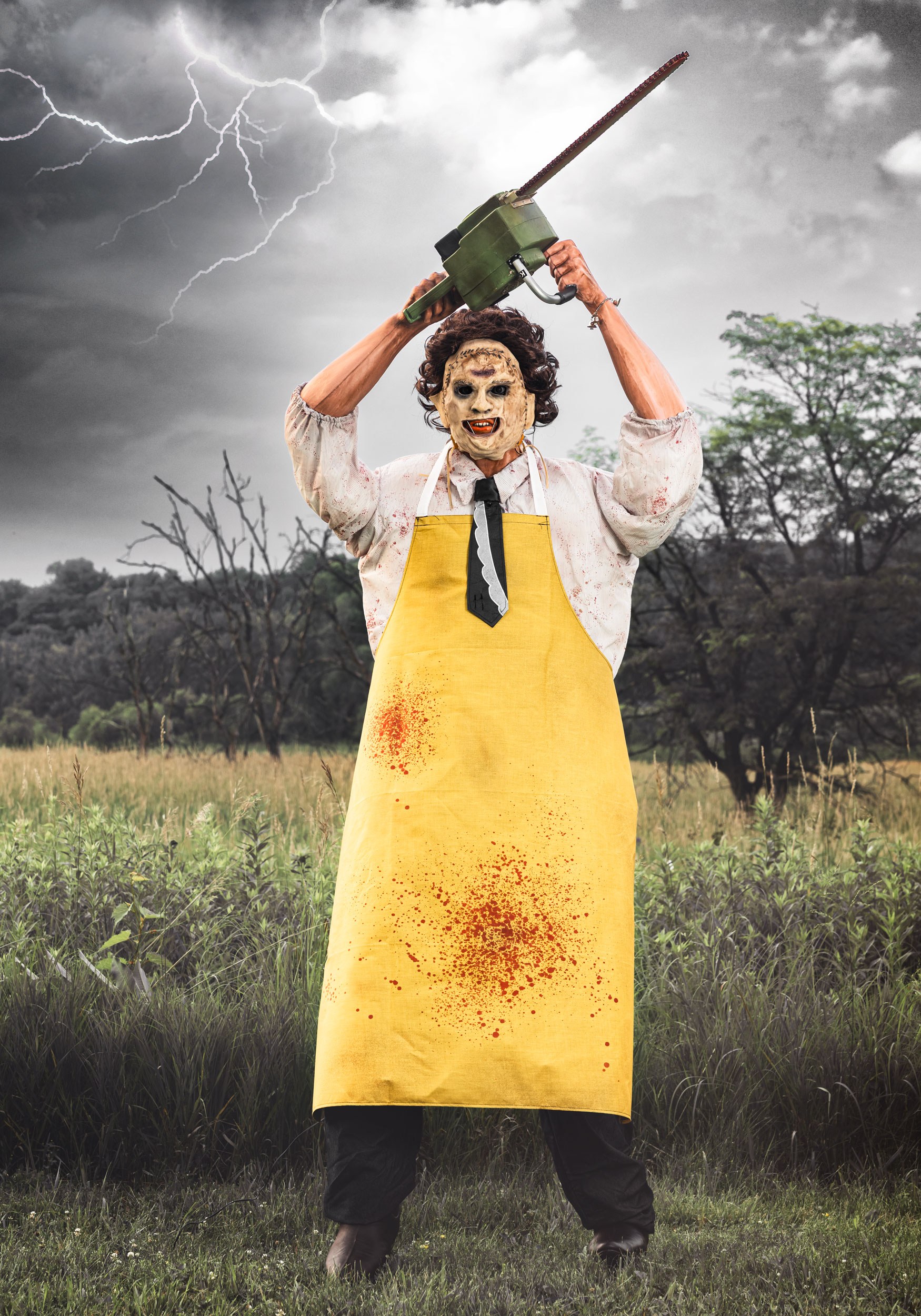 7FT Texas Chainsaw Massacre Animatronic Leatherface Decoration | Licensed Decorations