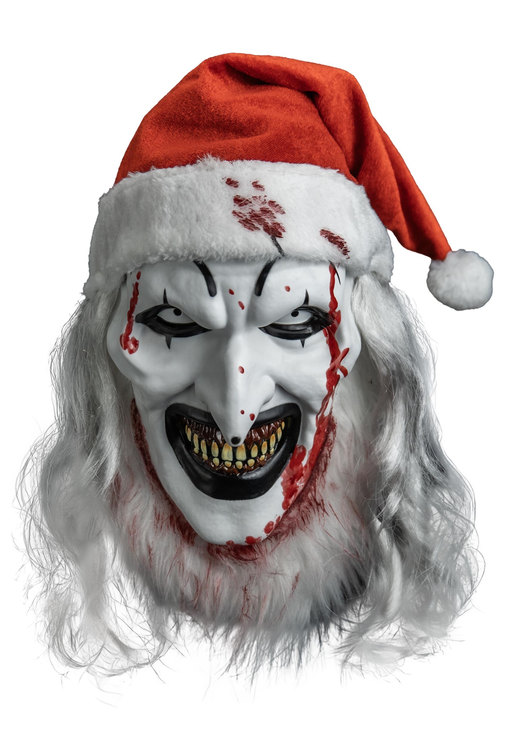 Adult Terrifier 3 Deluxe Santa Art Mask | Horror Movie Masks