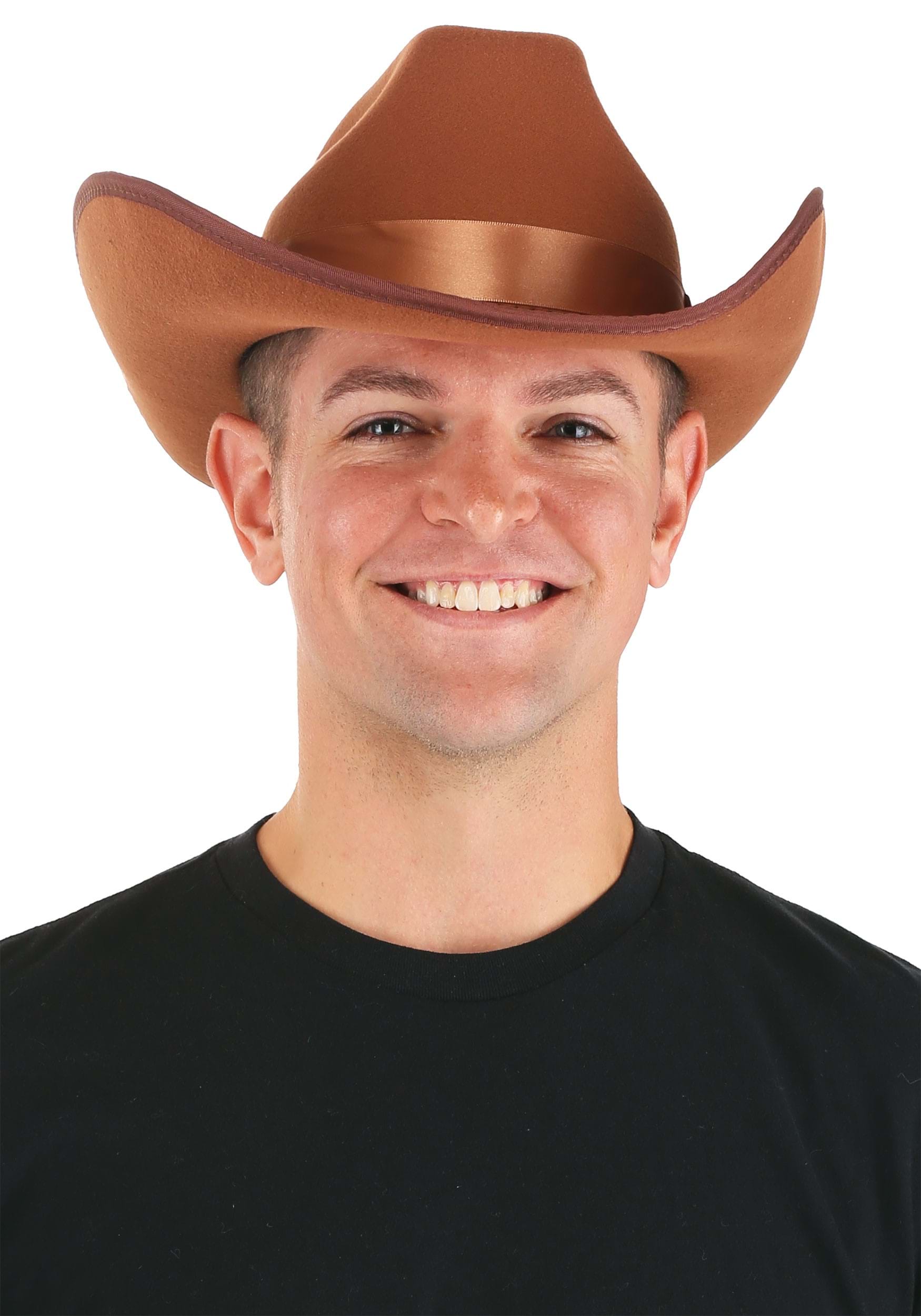 Adult Brown Western Vigilante Outlaw Cowboy Costume Hat | Cowboy Accessories