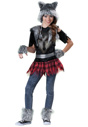 Tween Werewolf Costume | Werewolf Halloween Costume for Girls