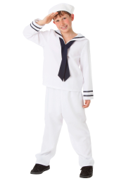 Child White Sailor Costume | Kids Sailor Costume | Exclusive