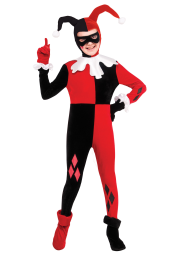 Harley Quinn Jumpsuit Costume for Kids