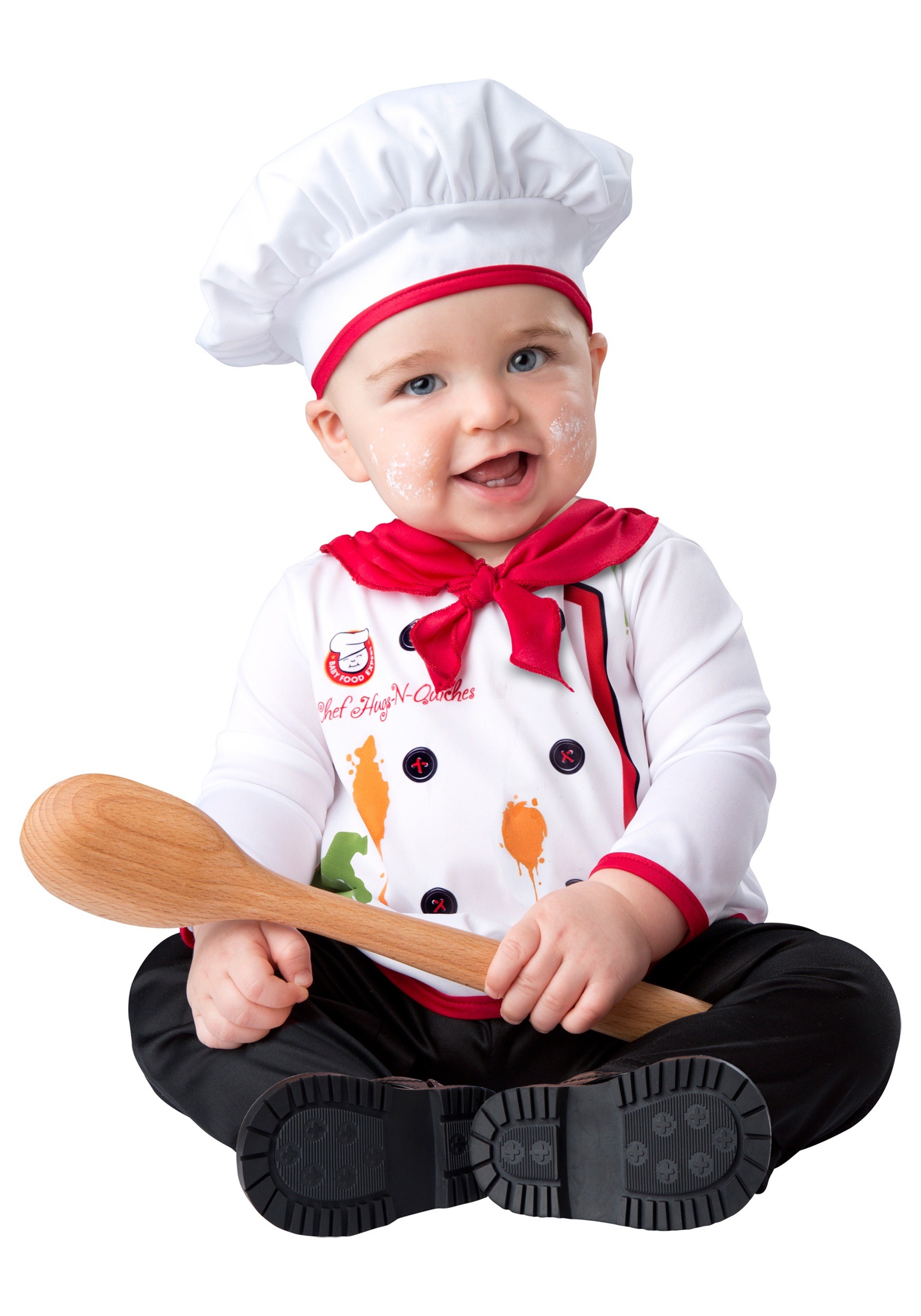 Hugs and Quiches Chef Infant Costume | Baby Halloween Costumes