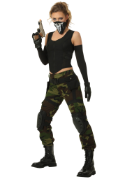 Fighting Soldier Plus Size Costume for Women