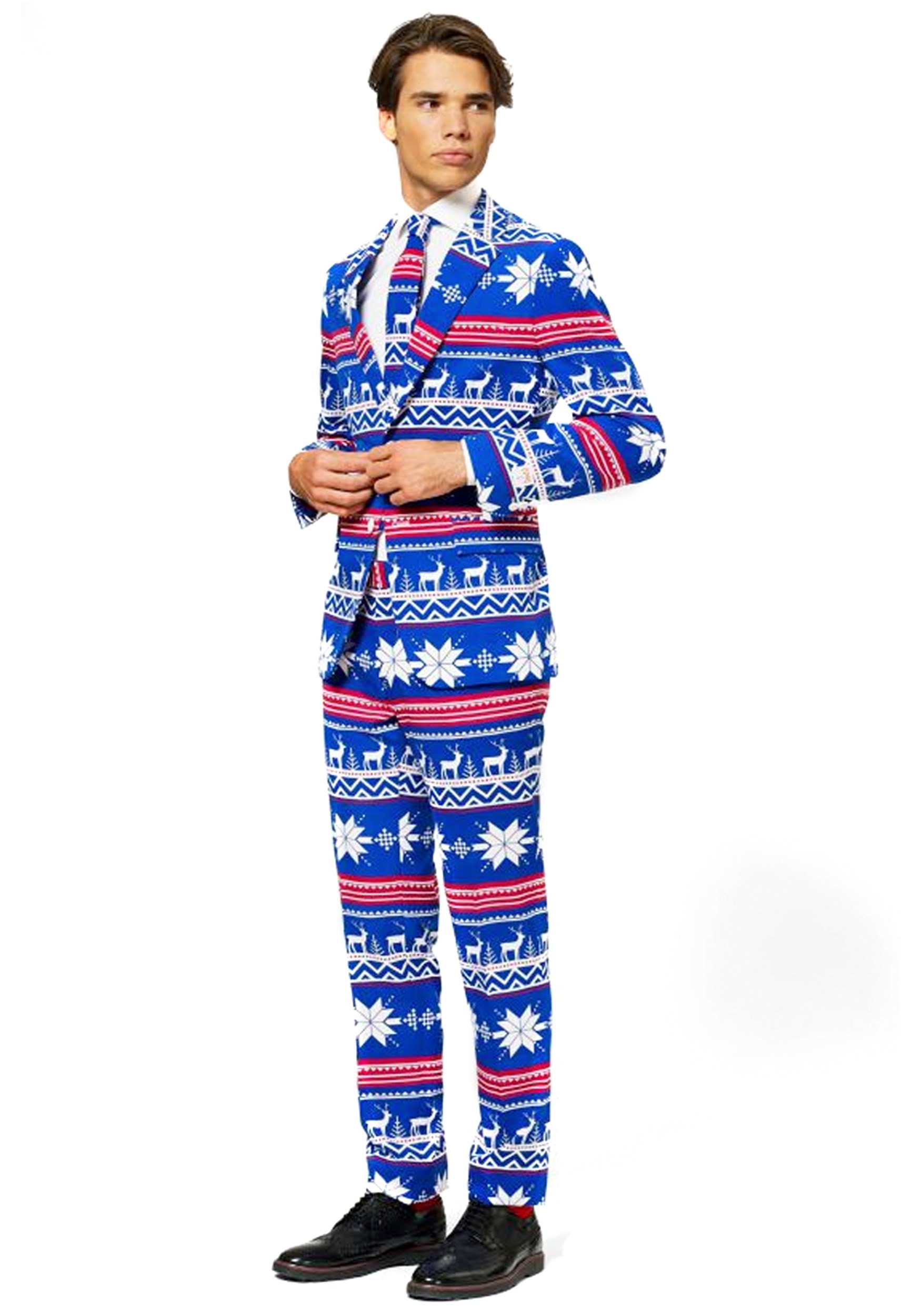 Men's Ugly Christmas Sweater Suit OppoSuits Costume