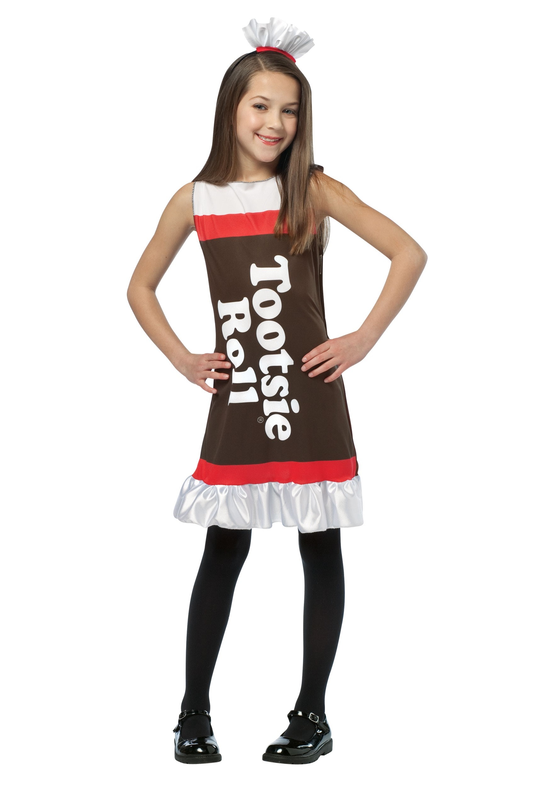 Girls Tootsie Roll Costume Dress