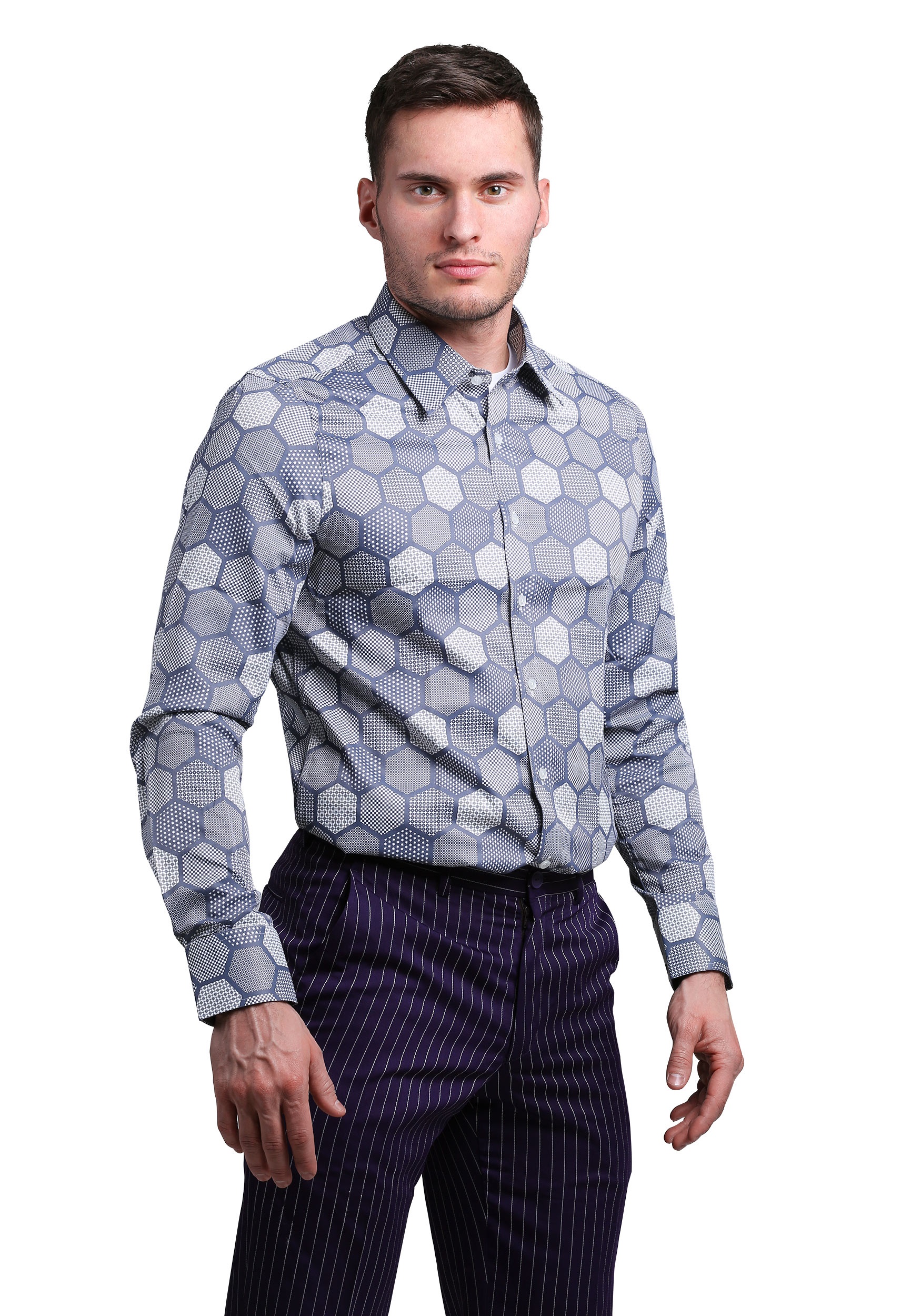 THE JOKER Slim Fit Dress Shirt (Authentic)