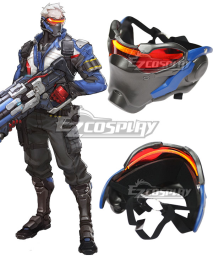 Overwatch OW Soldier 76 John Jack Morrison Mask Cosplay Accessory Prop