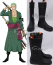 One Piece Roronoa Zoro Black Shoes Cosplay Boots