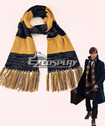 Fantastic Beasts and Where to Find Them Newt Scamander Winter Fringing Scarf Film Cosplay Accessory Prop