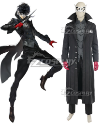 Persona 5 Joker Protagonist Akira Kurusu Ren Amamiya Cosplay Costume - Premium Edition and Including Mask