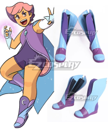She-Ra and the Princesses of Power Glimmer Purple Shoes Cosplay Boots